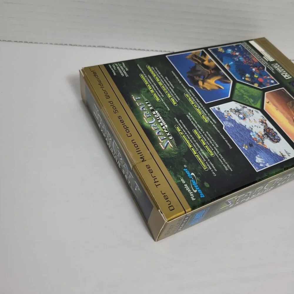 Star Craft Expansion Set Brood War Win Mac PC Cd-Rom Big Box New Sealed